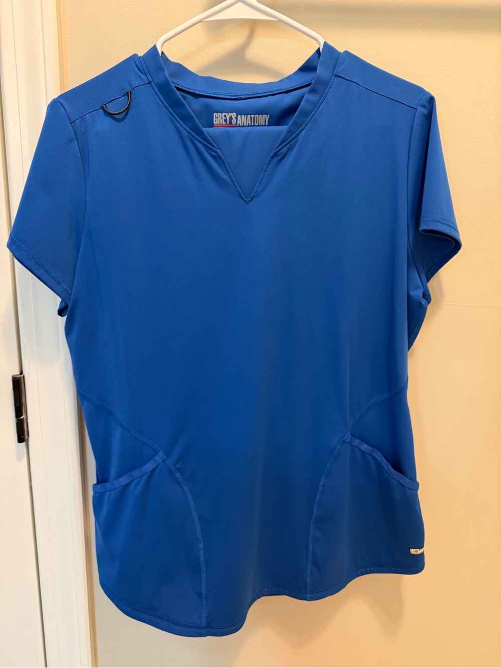 Grey's Anatomy Royal Blue V-Neck Medical Scrub Top